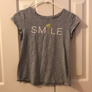 Girls smile t shirt